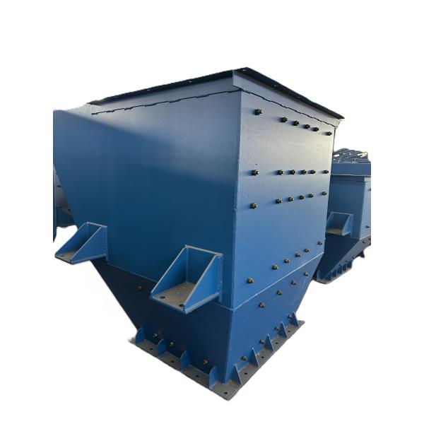 Mobile Bulk Material Handling Hopper With Dust Control For Ports Mining And