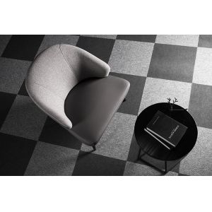 Lundana PU Office Reception Sofa High Density Foam Smooth