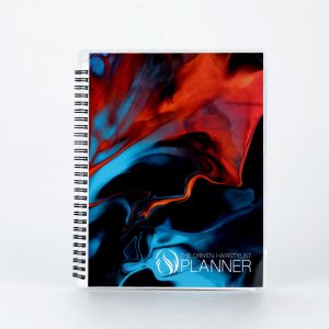 2024 Custom Printing Weekly Planner Spiral Binding Notebook with Pocket and