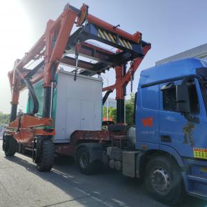 Wholesale 60 Ton Straddle Lift Crane Carrier Trucks 7km/h For Lifting Oversized Loads from china suppliers