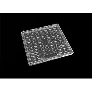 High Brightness LED Light Lens PC / PMMA Material For LED Modular Street Light