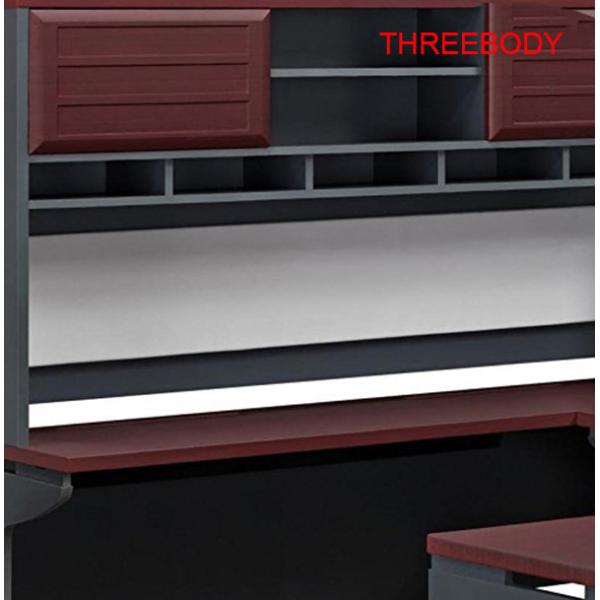 Quality Space Saving Modern Office Furniture Pro Linea U Corner Computer Desk With Hutch for sale