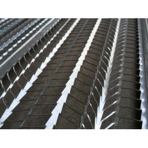 Width 0.6m Metal Rib Lath , Rib Height 8mm Galvanized Expanded Metal Lath
