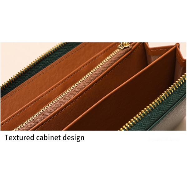 Advantageous Women's Cash Stuffing Wallet with Design and Thread Pattern