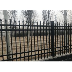Garrison Fencing panels 2100mm x 2400mm stain black pwoder rails 40mm x 40mm