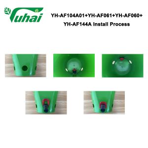 Calf Milk Feeding Buckets 8l With Multiple Teats Lamb Calf Nipple Milk Feeder PP