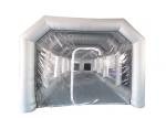 6x4x3m UV Resistant Silver Inflatable Car Spray Booth Painting Station For Car