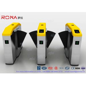 Fingerprint Retractable Flap Wing Barrier Pedestrian Control Flap Barrier Speed