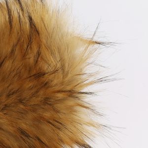 Knitted High Pile Artificial Fur For Garments Collar Yarn Count