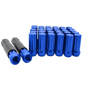 Metric M12x1.5 Titanium Grade 5 Colorful Anodized Wheel Lug Nut