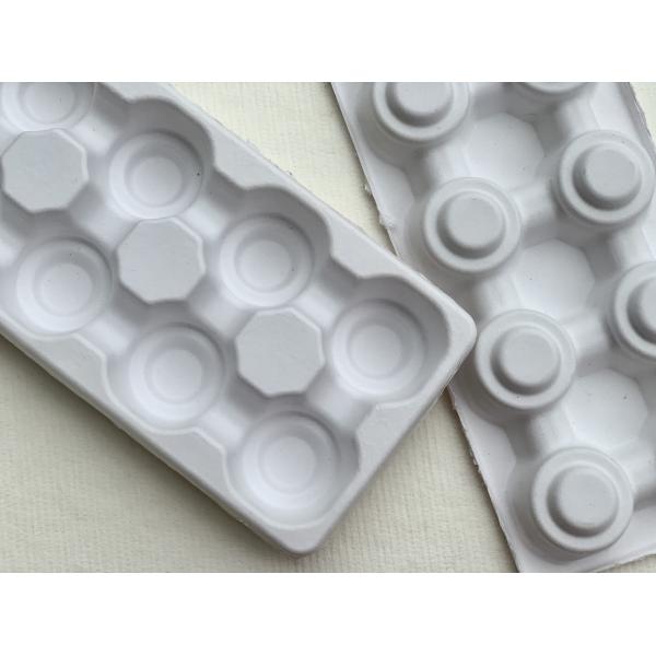 Quality Dry Pressed Pulp Wine Shippers End Cap Smooth 1.5mm for sale