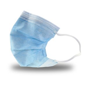 Earloop Style Disposable Protective Face Mask For Bacteria / Dust / Pollen