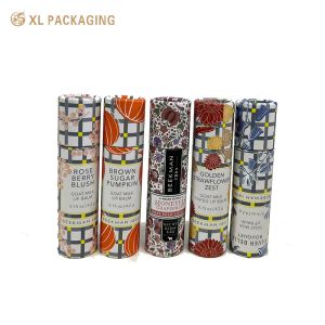 Biodegradable Customized Printed Paper Packaging Tubes Kraft Cardboard Oil Proof