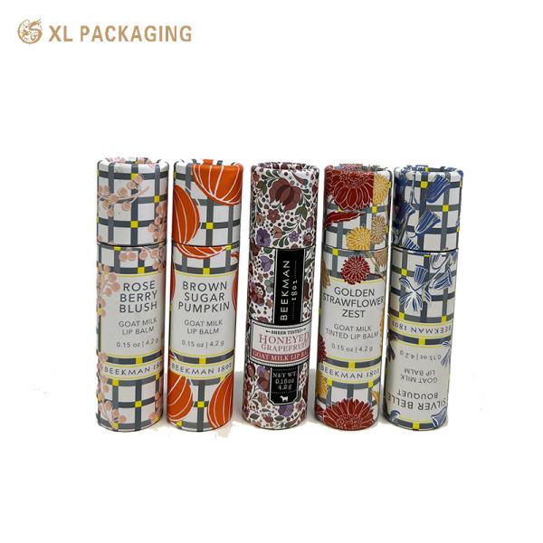 Biodegradable Customized Printed Paper Packaging Tubes Kraft Cardboard Oil Proof