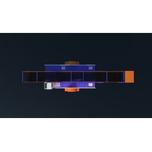 Hyaraulic Propulsion Aquatic Weed Transportation Barge With 45cbm loading