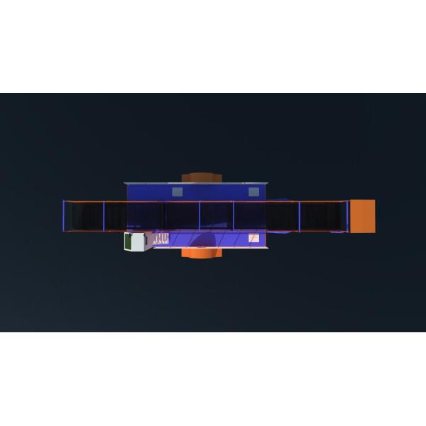 Hyaraulic Propulsion Aquatic Weed Transportation Barge With 45cbm loading capacity