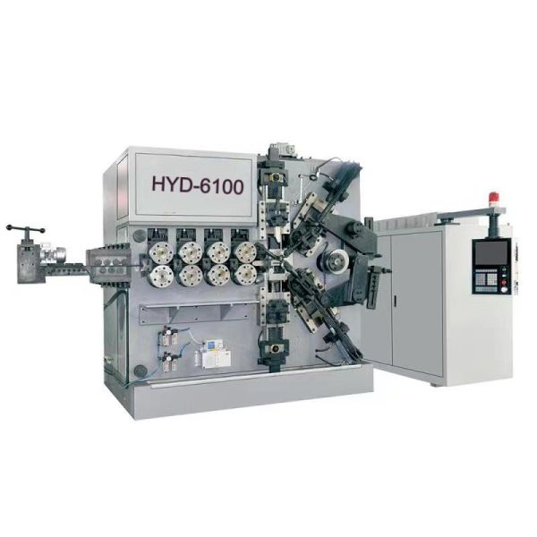 Automatic 7 Axis CNC Multifunction Coiling Spring Making Machine 6-16mm Core Motor Component for Metal & Metallurgy