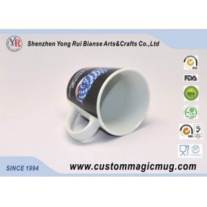 10 oz Porcelain Color ChangeV Shaped Mug , Heat Sensitive Photo Mug