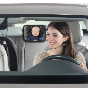 MONOJOY Baby Car Seat Mirror For Back Seat Safety Wide Baby Rear View