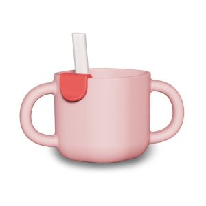 Wholesale 270ML Kids Silicone Feeding Cup With Straw Bpa Free Training Sippy Cup Print Pattern from china suppliers