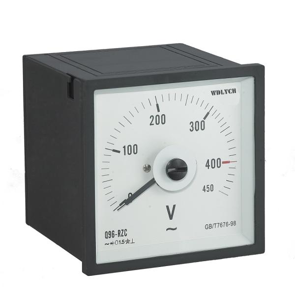 Light Weigh Analog Panel Voltmeter , Squre Analog Current Meter Reasonable