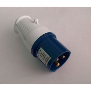 Power cables with industrial plug and socket