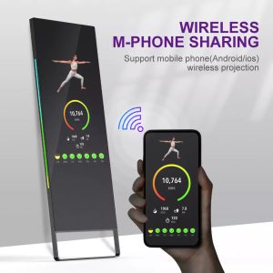 Personalized Virtual Trainer Magic Fitness Mirror 32inch HD LCD Magic Workout