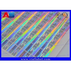 Adhesive Scratch off Holographic Seal Sticker Custom Design