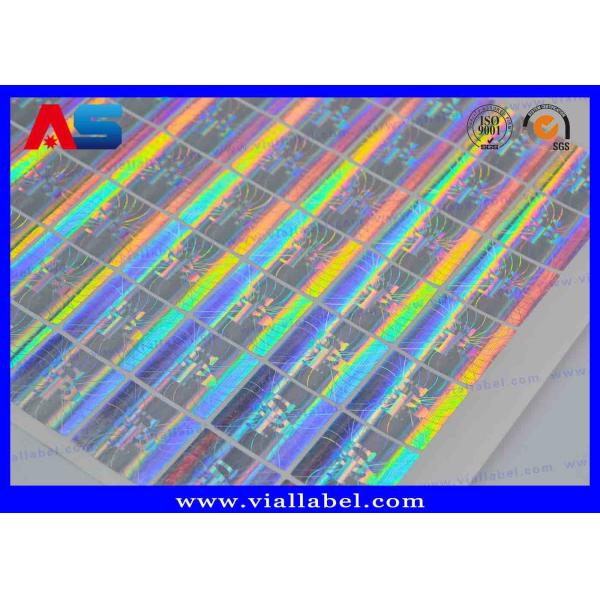 10ml Silver Hologram Tamper Evident Security Labels With Scratch Off Codes 3d