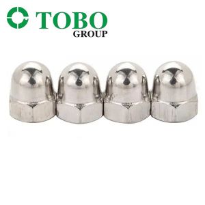 Hexagon Domed Cap Nuts DIN 1587 Stainless Steel 304/316 Plain Finish In Metric