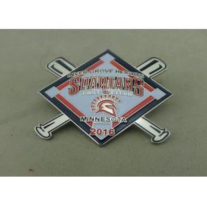 Wholesale Full 3D Pewter Soft Enamel Pin 1.25 inch 1.2 mm Antique Nickel Plating from china suppliers