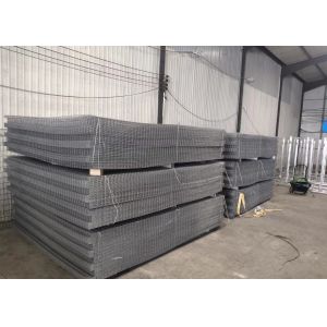 4" Openning Galvanized Welded Mesh Panel Black Carbon Steel Construction
