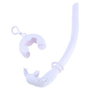 Portable Full Silicone Scuba Free Diving Wet Snorkel For Lap Pool