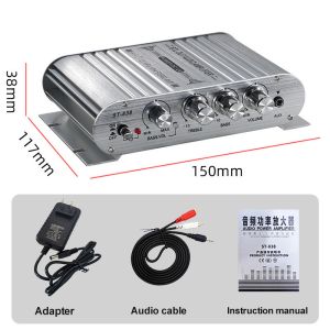 2.1 Channel 12V Amplifier Board Subwoofer Home Power Amplifier Circuit Board