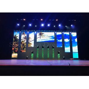 3.91mm Pitch Indoor LED Screen Rental Strong Visual Impact For Stage Video Wall