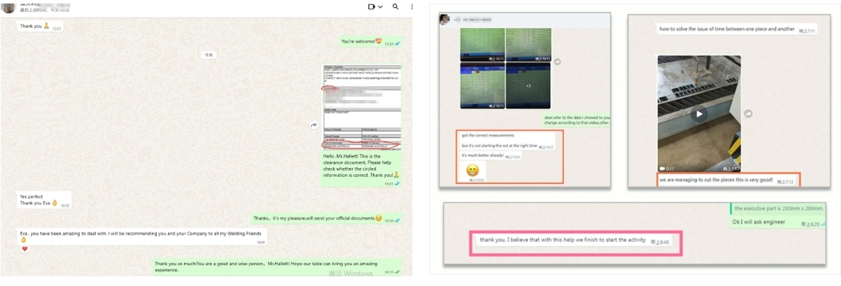 Customer feedback and testimonials