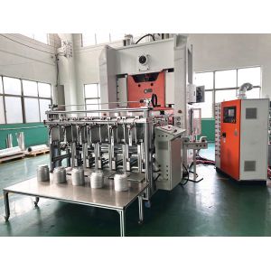 China Fully Automated With Customize Mould Aluminum Foil Container Making Machine And Siemens Motor on sale