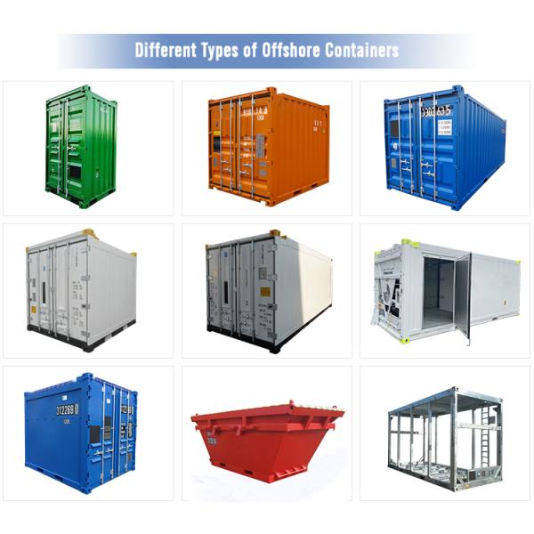 13ft DNV 2.7-1 Standard Steel Container Boat Offshore Drilling Waste Skip BV Certified Length 13ft Lifting Angle 45C