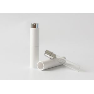 White 10ml Refillable Perfume Atomiser support custom logo and color