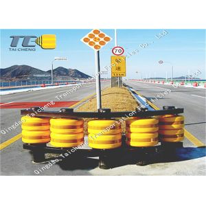 Traffic Protection Roller Crash Barrier Polyurethane Guardrail
