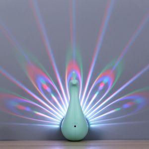 Novelty gifts product Peacock projection lamp, funny and attractive attractive