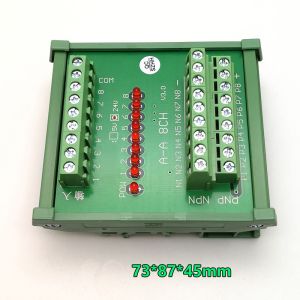 Logic Level Polarity Interchange Converter of NPN and PNP PLC Signal 8 Ways 5V
