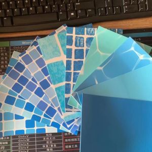 Relle Vinyl Swimming Pool Liners Inground Blue Mosaic Custom Pool Liners