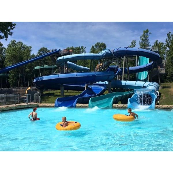OEM Water Entertainment Equipment Fiberglass Slide For Amusement Park