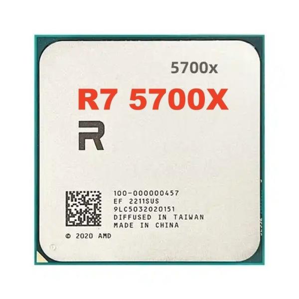 Customized CPU R7 5700X computer cpus tray or boxed R7 5700X processor CPU 3