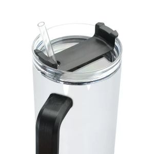 Stainless Steel Blank 40oz Sublimation Tumbler With Handle Custom Tumblers With