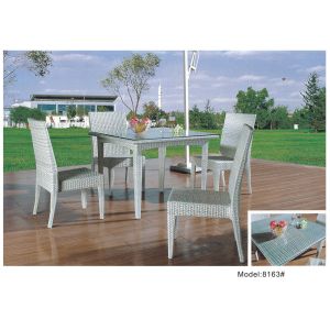Wholesale 4pcs armless dining chairs with sturd table-8163 from china suppliers