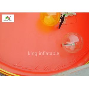 Red Large Inflatable Swimming Pools For Adults Outside Commercial Activity