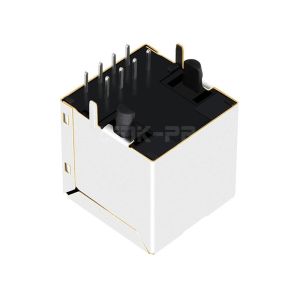 LPJD0012DNL Without LED Vertical RJ45 Connector With 10/100 Base-T Integrated