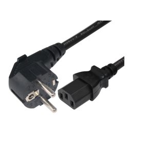 Laptop 2 Prong VDE Power Cord 6A 250V 6ft Length IEC C5 Female End